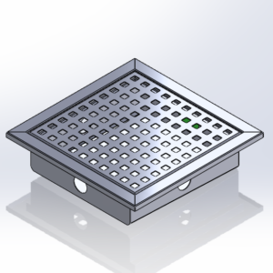 Floor Drain Trough & Grating WStrainer Model 1