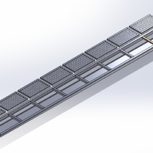 Floor Drain Trough & Grating WStrainer Model 4