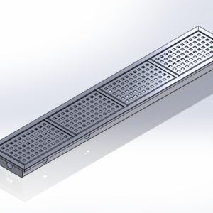 Floor Drain Trough & Grating WStrainer Model 3